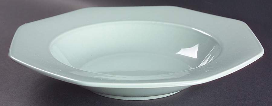 Color Spectrum Sage Large Rim Soup Bowl by Mikasa-1