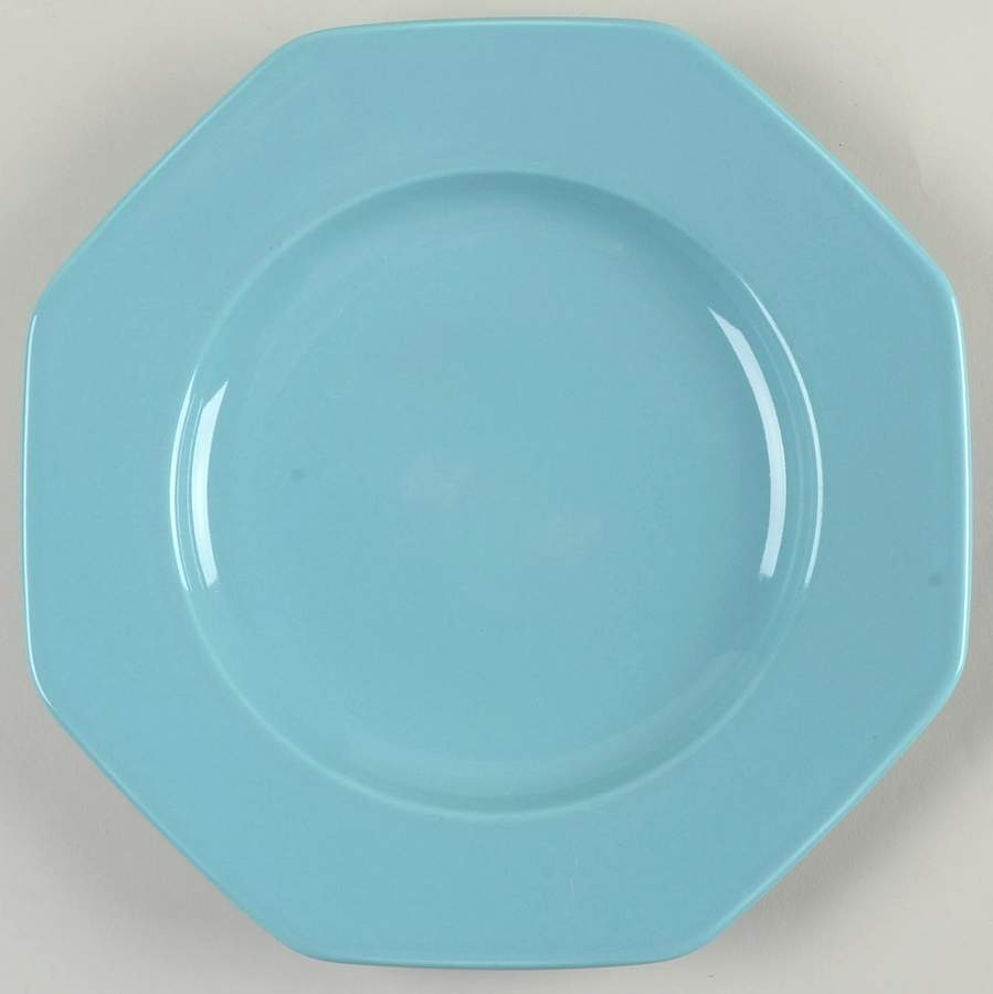 Color Spectrum Turquoise Salad Plate by Mikasa-1
