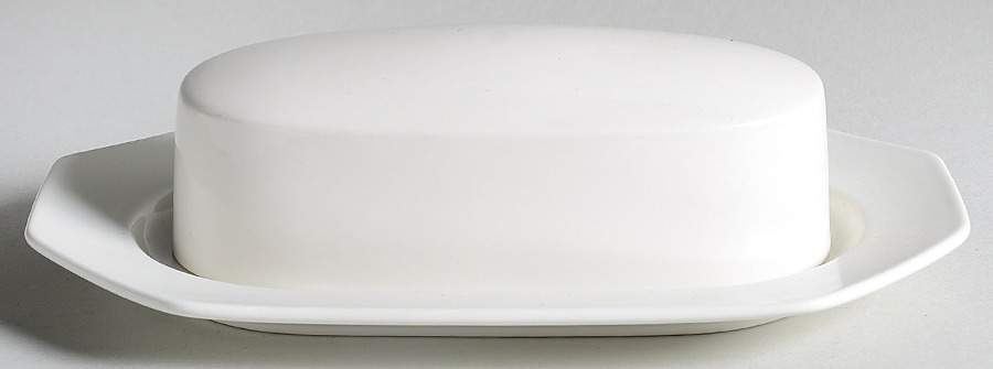 Color Spectrum Alpine White 1/4 Lb Covered Butter by Mikasa-1