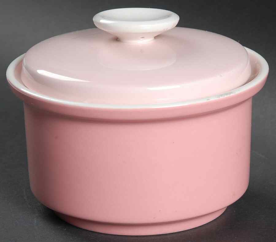 Country Store Pink Sugar Bowl & Lid by Mikasa-1