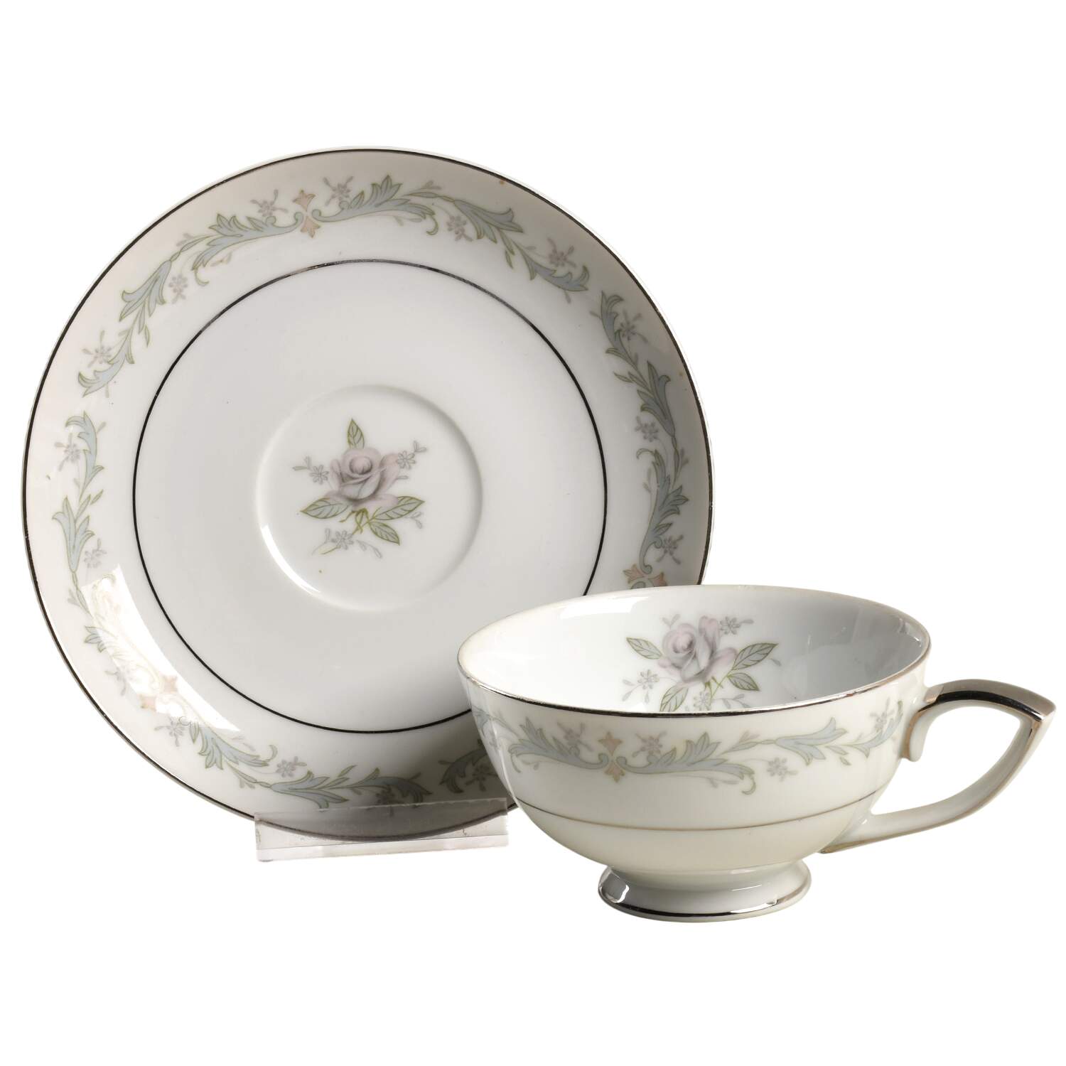 Cotillion Footed Cup & Saucer Set by Mikasa-1