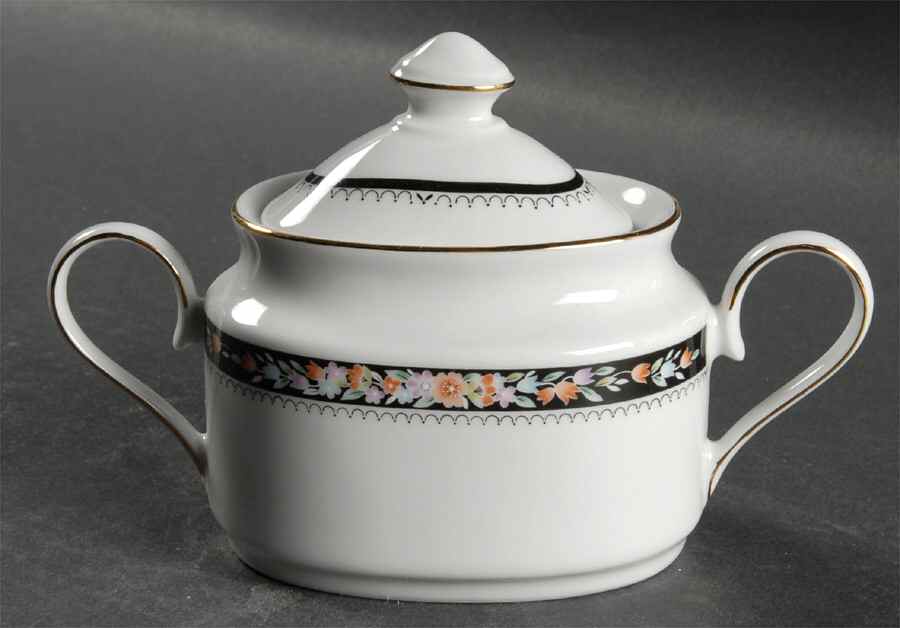 Cotillion Sugar Bowl & Lid by Mikasa-1