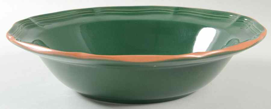 Countryside Green 9" Round Vegetable Bowl by Mikasa-1
