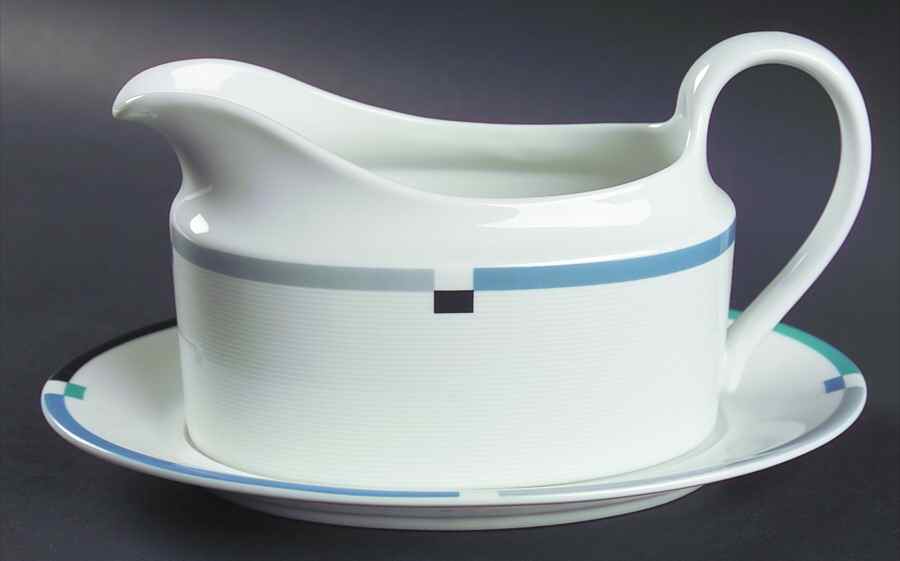 Couture Gravy Boat & Underplate by Mikasa-1