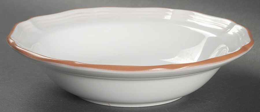 Countryside White Rim Fruit/Dessert (Sauce) Bowl by Mikasa-1