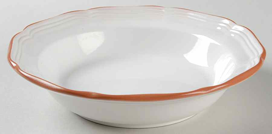 Countryside White Rim Soup Bowl by Mikasa-1