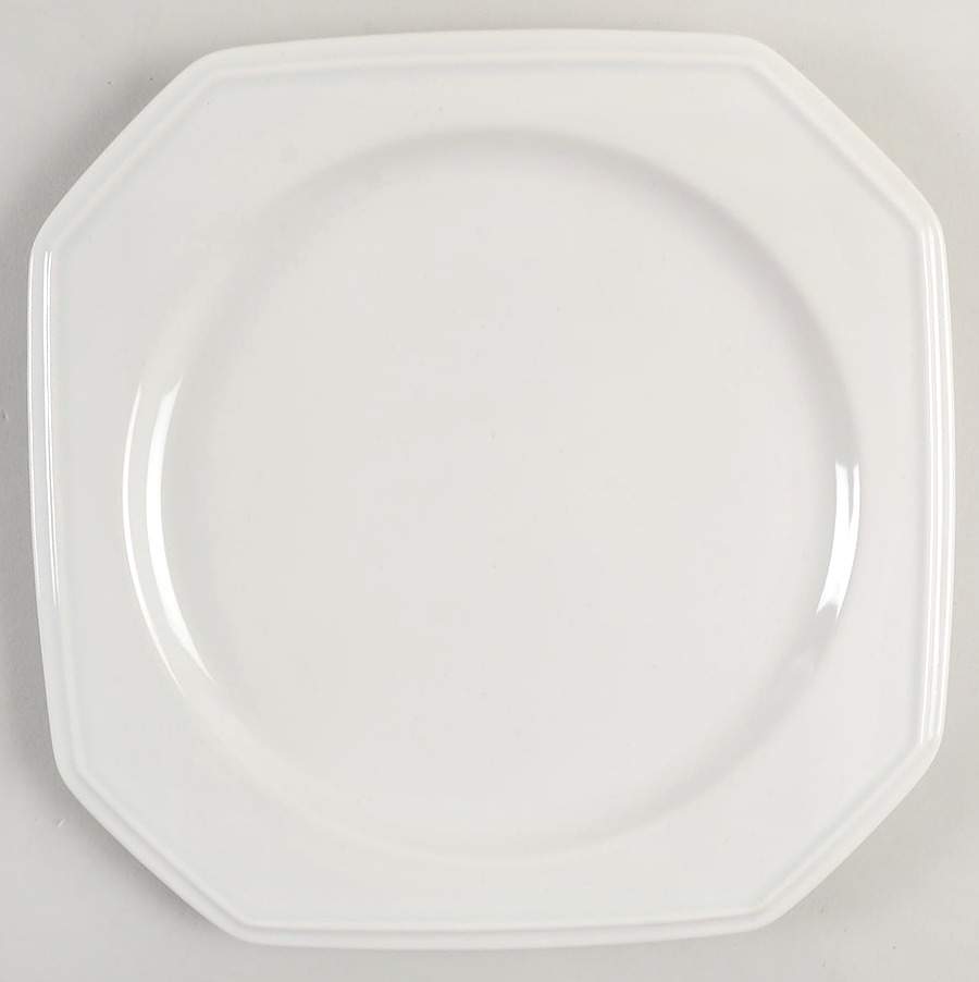 Continental White Salad Plate by Mikasa-1