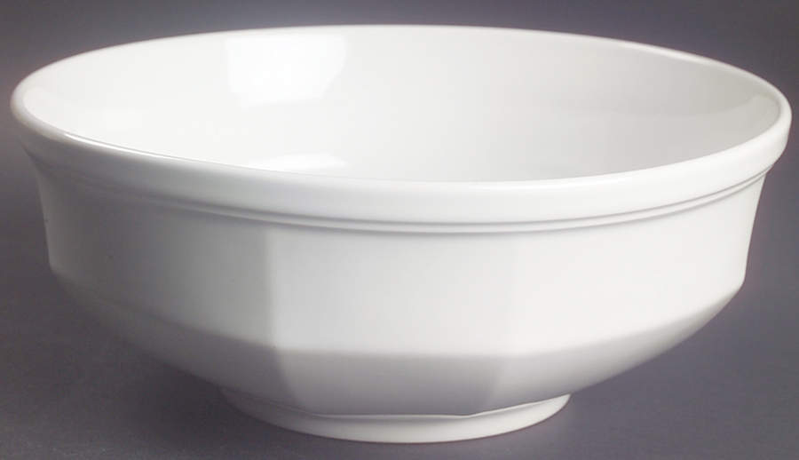 Continental White 8" Round Vegetable Bowl by Mikasa-1