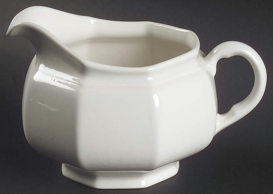 Continental White Gravy Boat by Mikasa-1