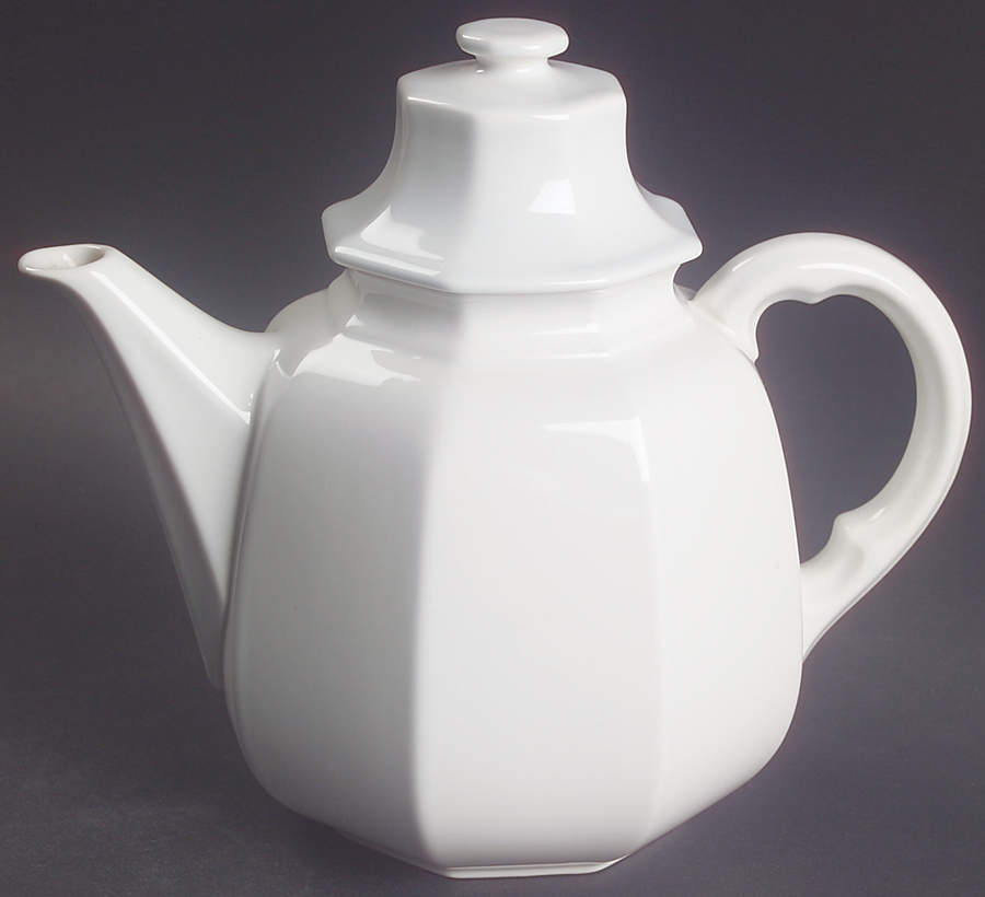 Continental White Mini Coffee Pot & Lid by Mikasa-1