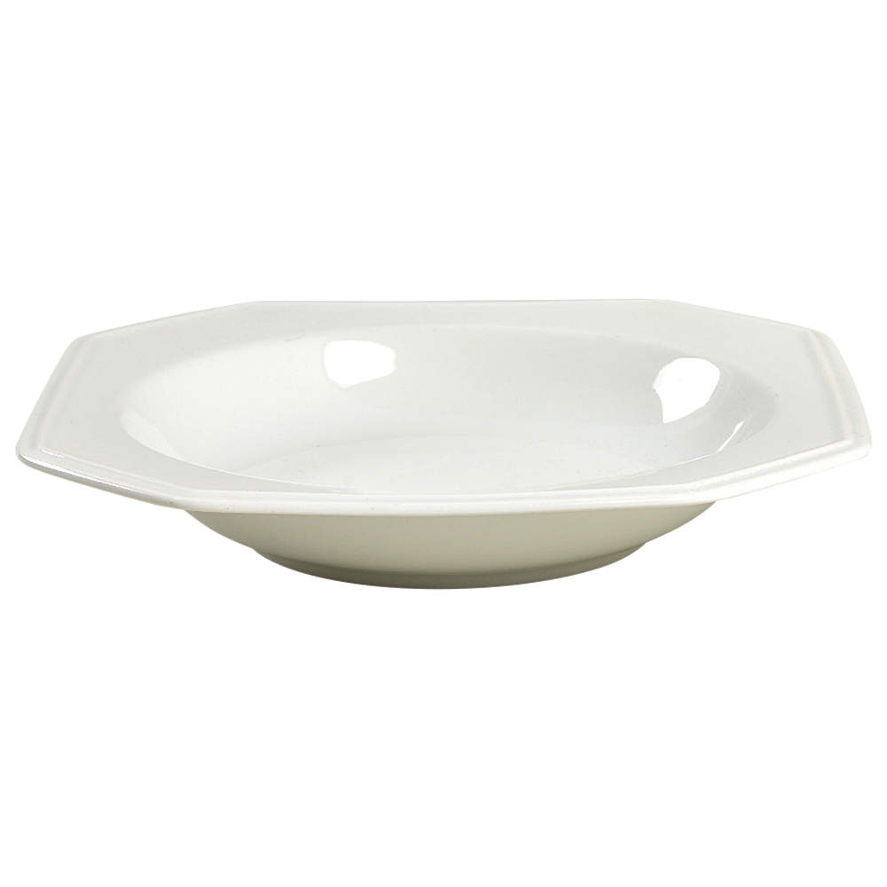 Continental White Rim Soup Bowl by Mikasa-1