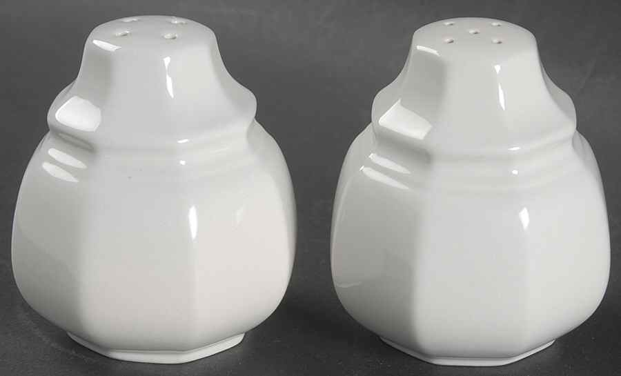 Continental White Salt & Pepper Set by Mikasa-1