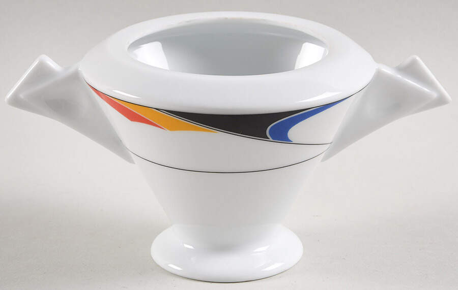 Color Waves Sugar Bowl No Lid by Mikasa-1