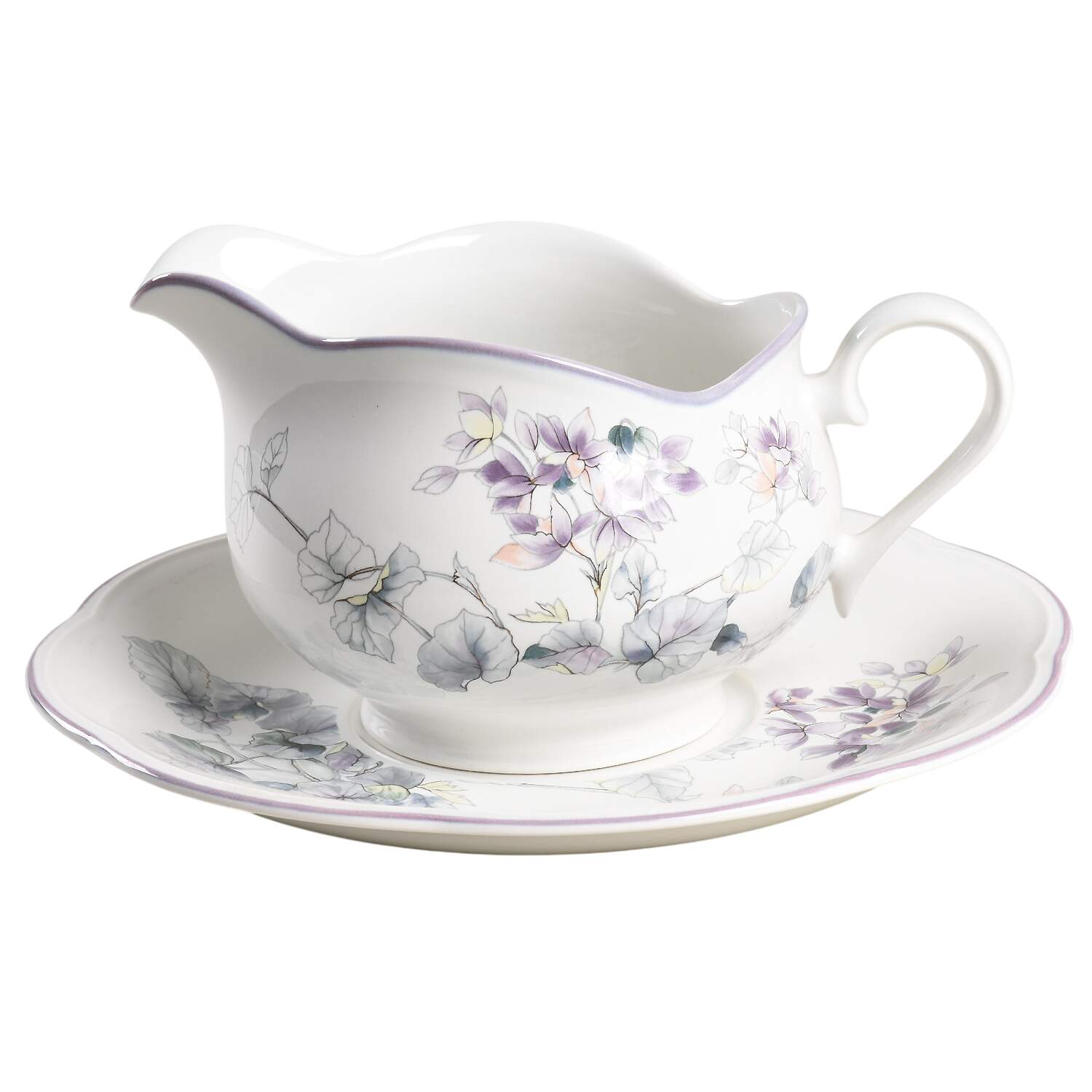 Country Window Gravy Boat & Underplate by Mikasa-1
