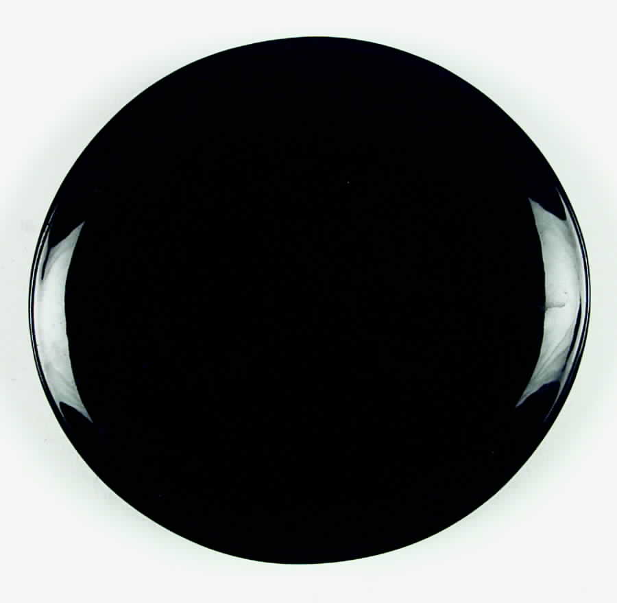 Crescent Black Dinner Plate by Mikasa-1