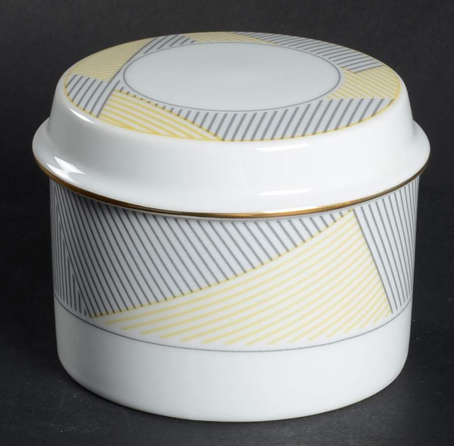 Criss Cross Sugar Bowl & Lid by Mikasa-1