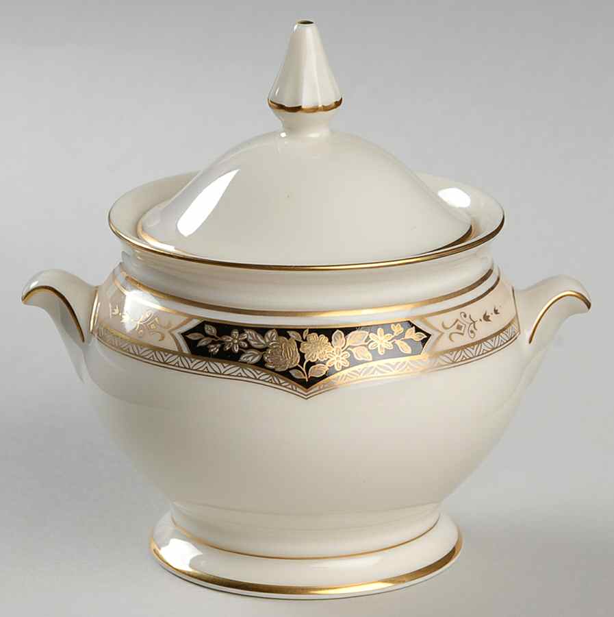 Crown Hall Sugar Bowl & Lid by Mikasa-1
