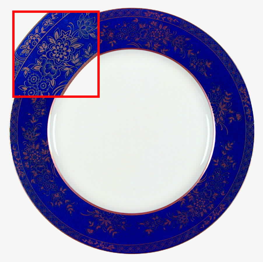 Crown Jewel Blue Dinner Plate by Mikasa-1