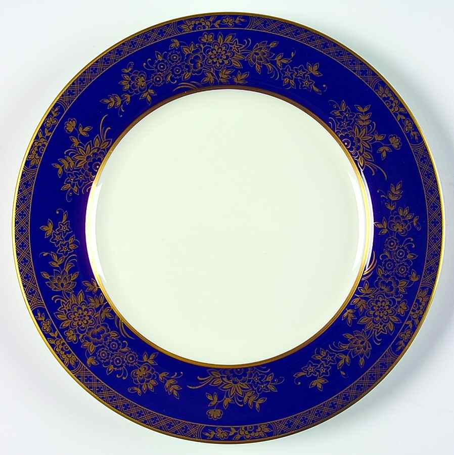 Crown Jewel Blue Salad Plate by Mikasa-1