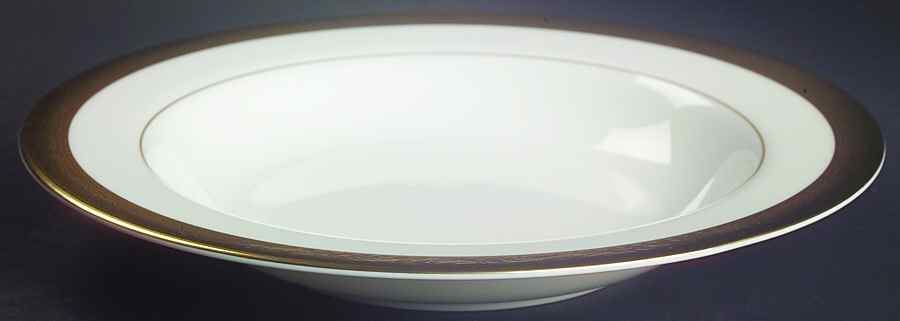 Crown Jewel  Large Rim Soup Bowl by Mikasa-1