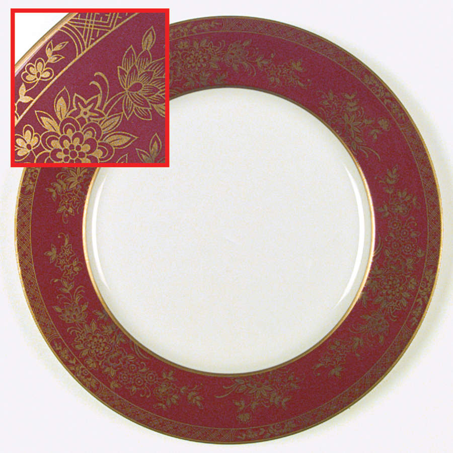 Crown Jewel Terra Cotta Dinner Plate by Mikasa-1