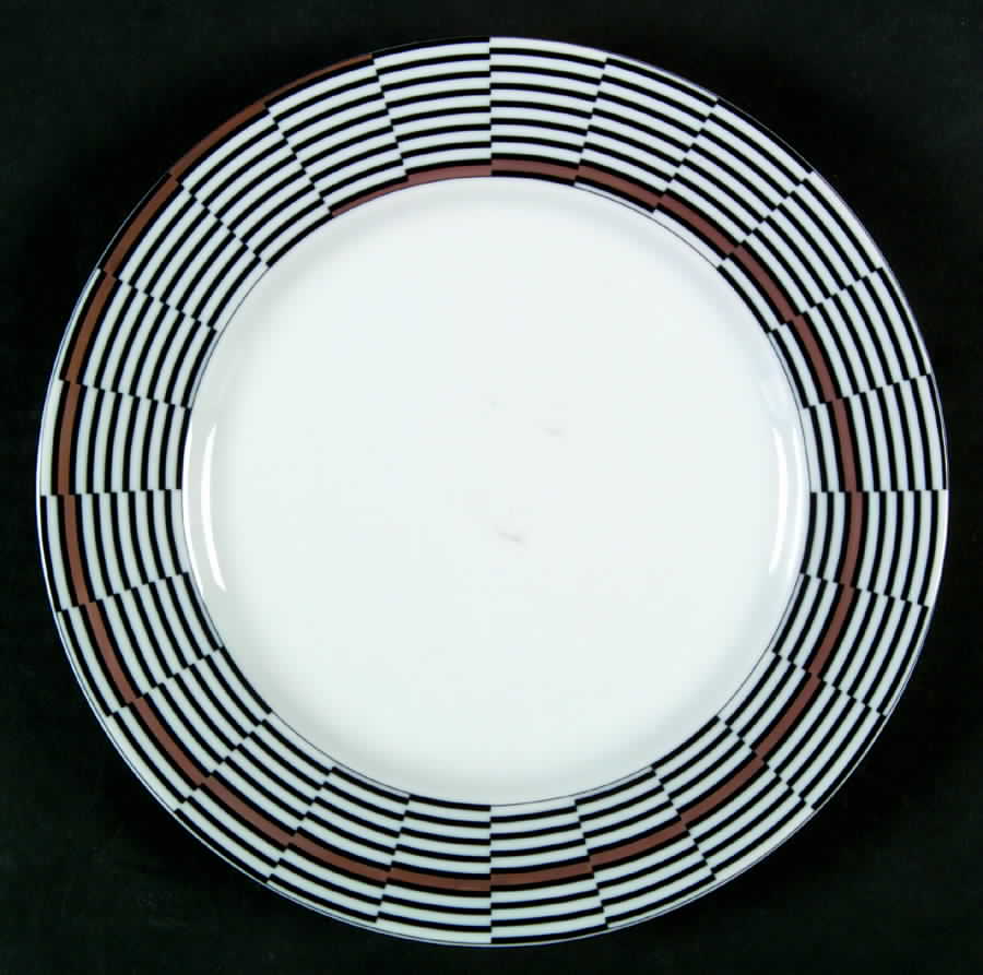 Crossroads Ebony Salad Plate by Mikasa-1
