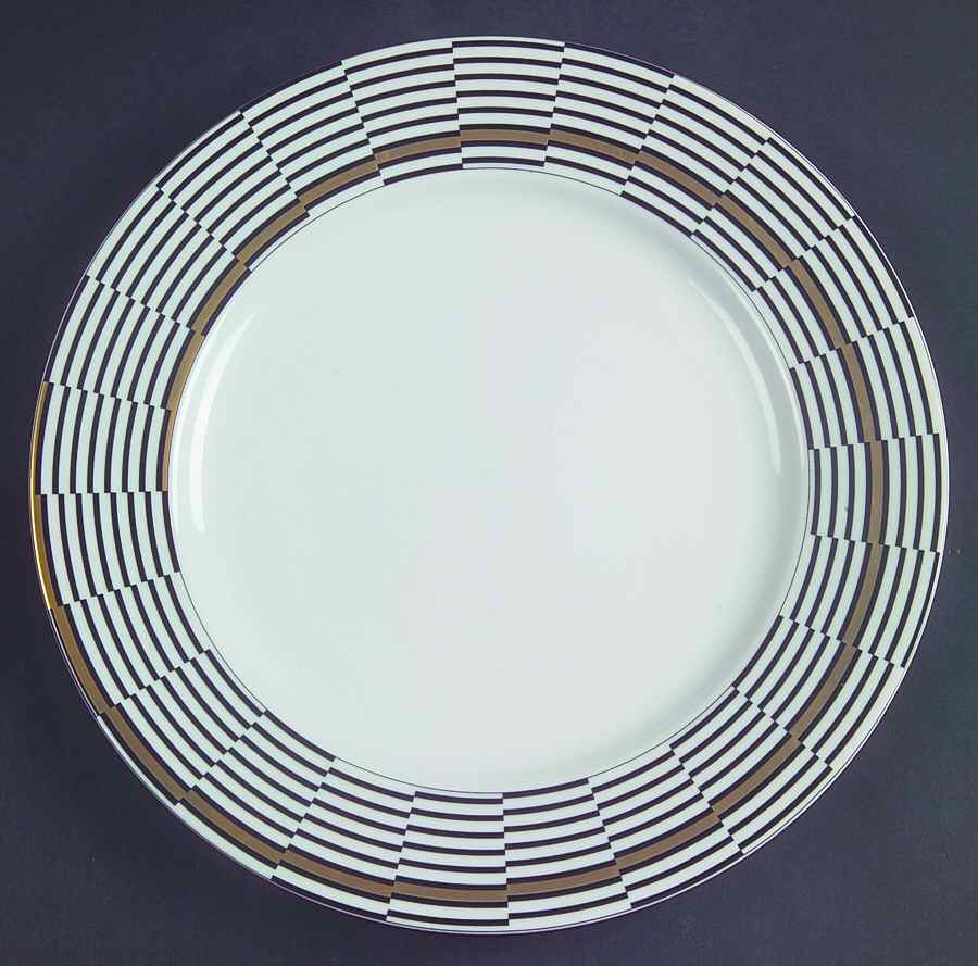 Crossroads Ebony Dinner Plate by Mikasa-1