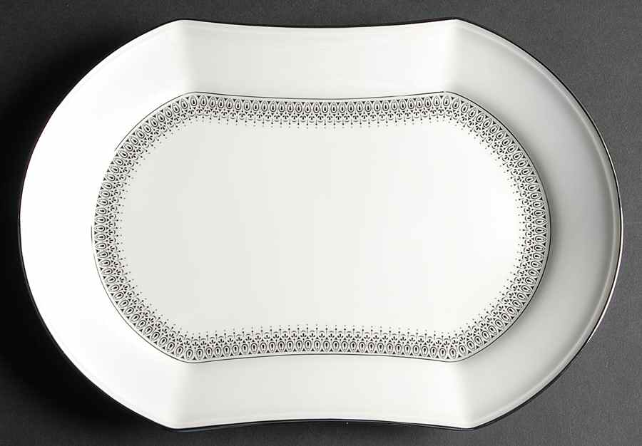 Cumberland 13" Oval Serving Platter by Mikasa-1