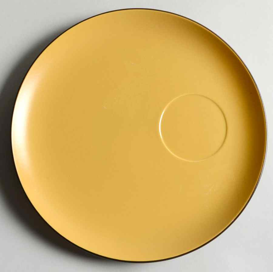 Curry Yellow Snack Plate by Mikasa-1