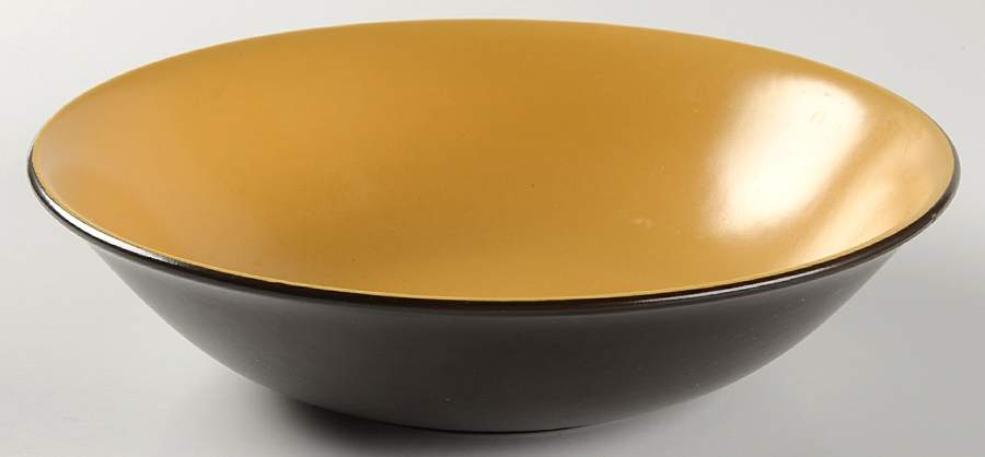 Curry Yellow 9" Round Vegetable Bowl by Mikasa-1