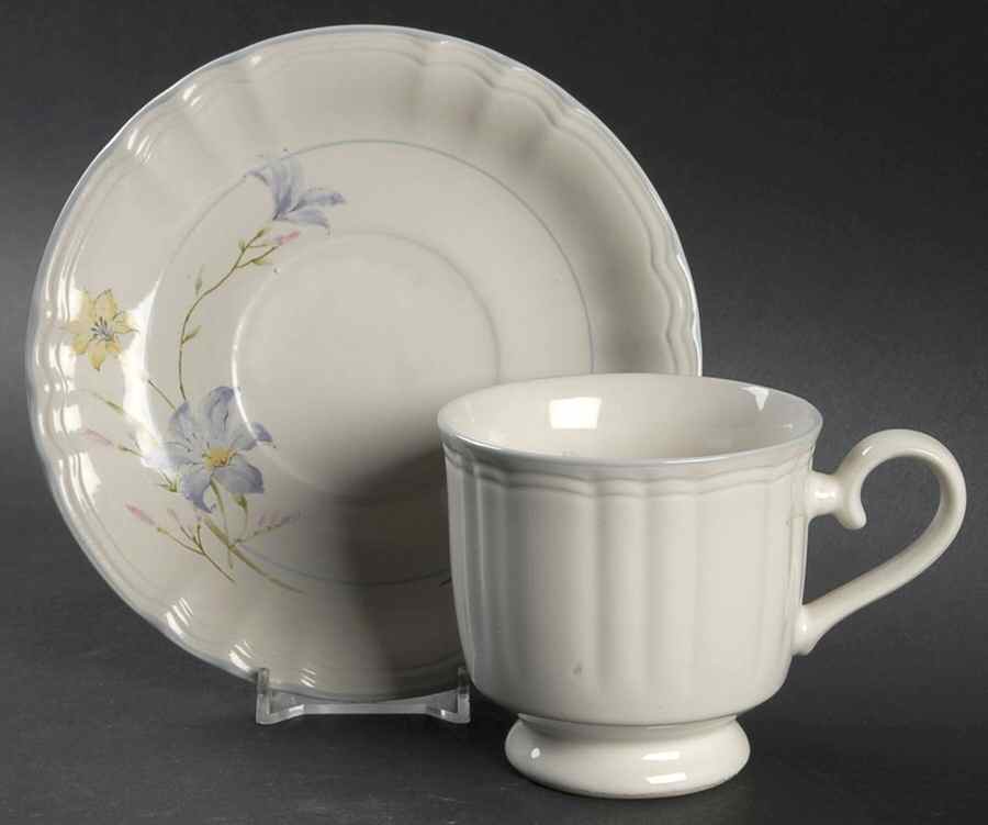 Cynthia Footed Cup & Saucer Set by Mikasa-1