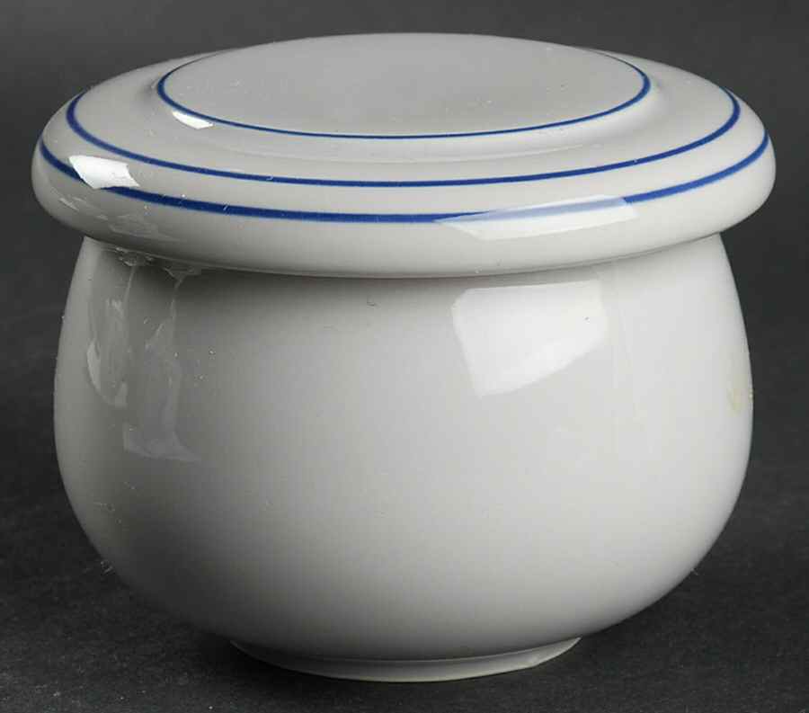 Danish Blue Sugar Bowl & Lid by Mikasa-1