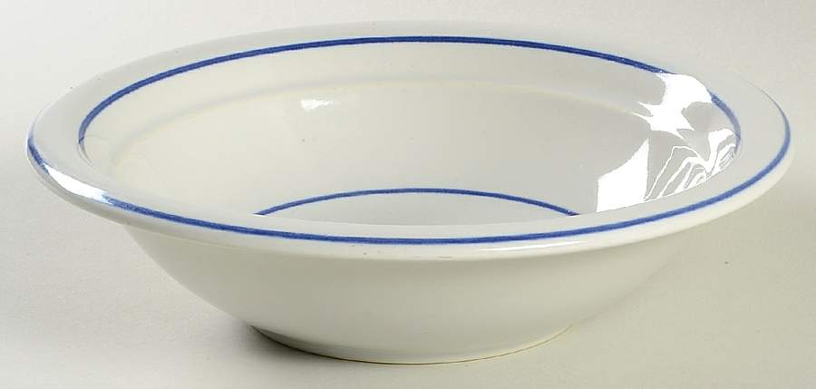 Danish Blue Coupe Soup Bowl by Mikasa-1