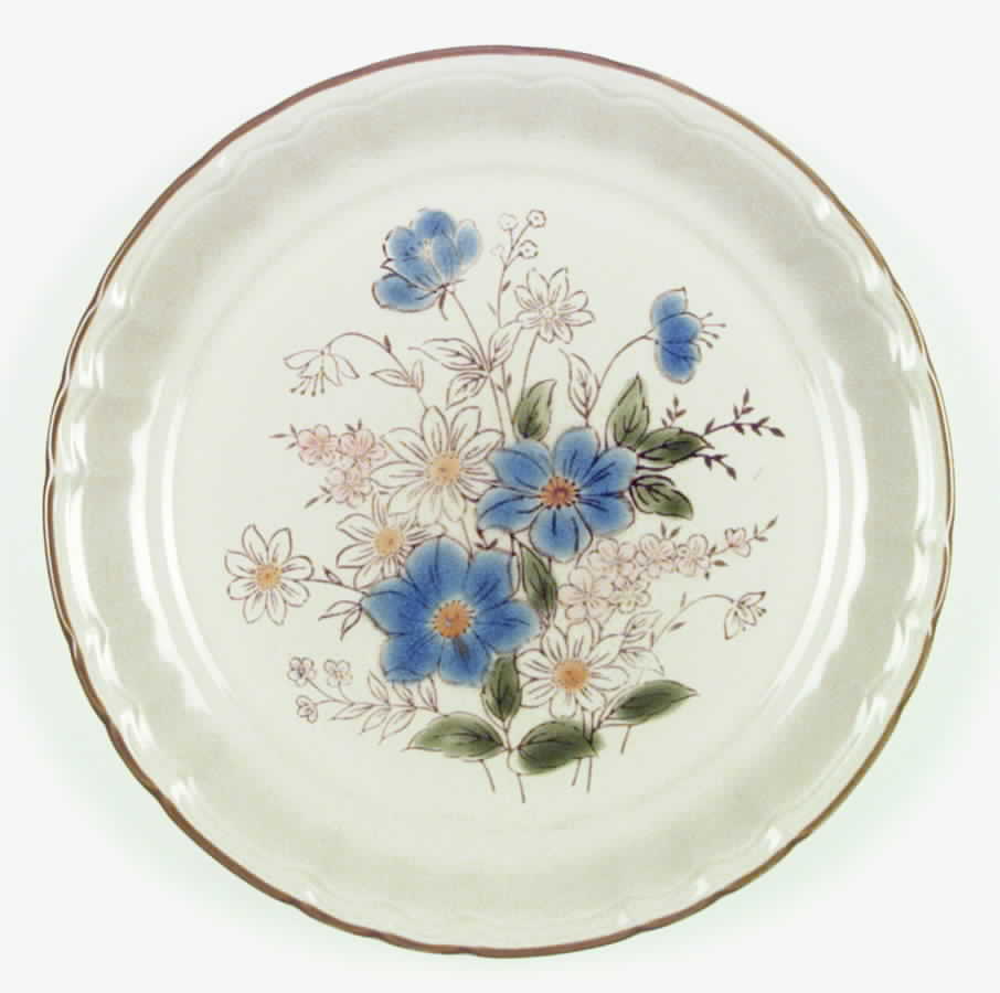 Daisy Blue Dinner Plate by Mikasa-1