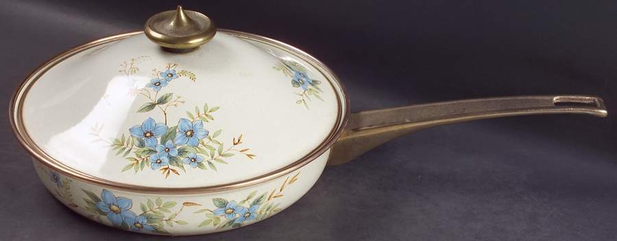 Day Dreams 9" Metal Skillet & Lid by Mikasa-1