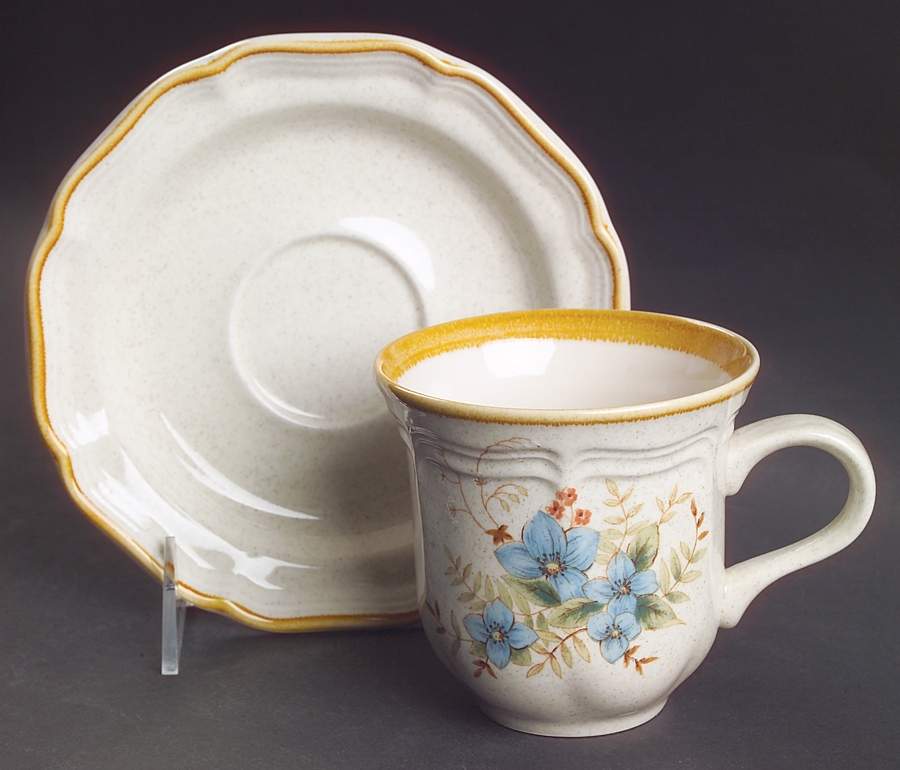 Day Dreams Flat Cup & Saucer Set by Mikasa-1