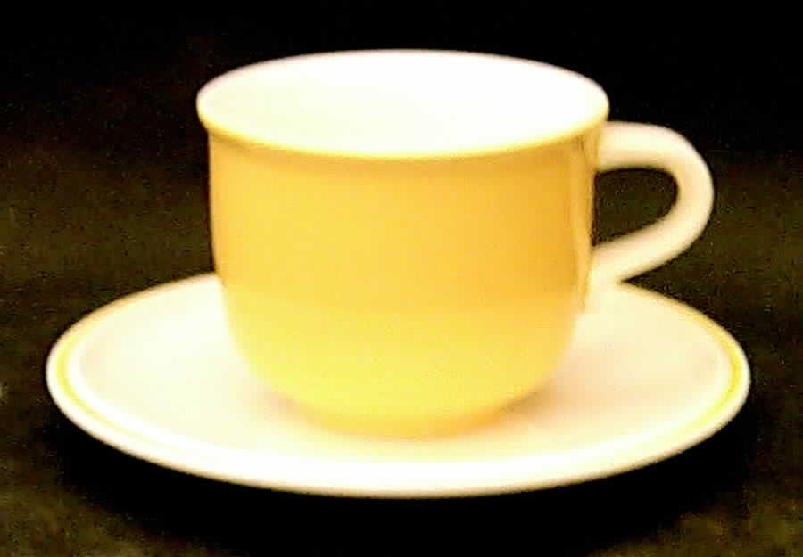 Daffodils Flat Cup & Saucer Set by Mikasa-1
