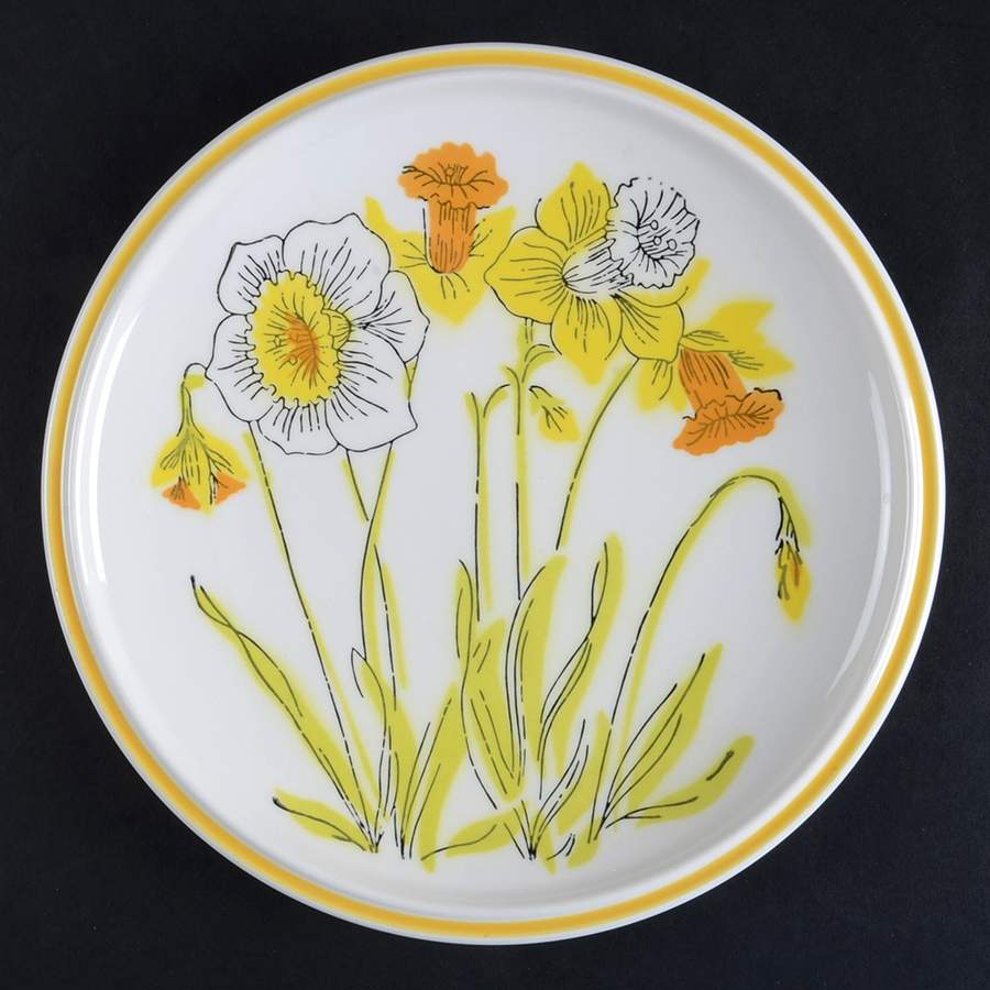 Daffodils Salad Plate by Mikasa-1