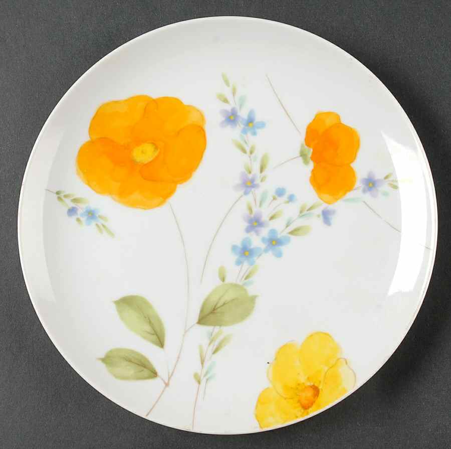 Dancing Flowers Salad Plate by Mikasa-1