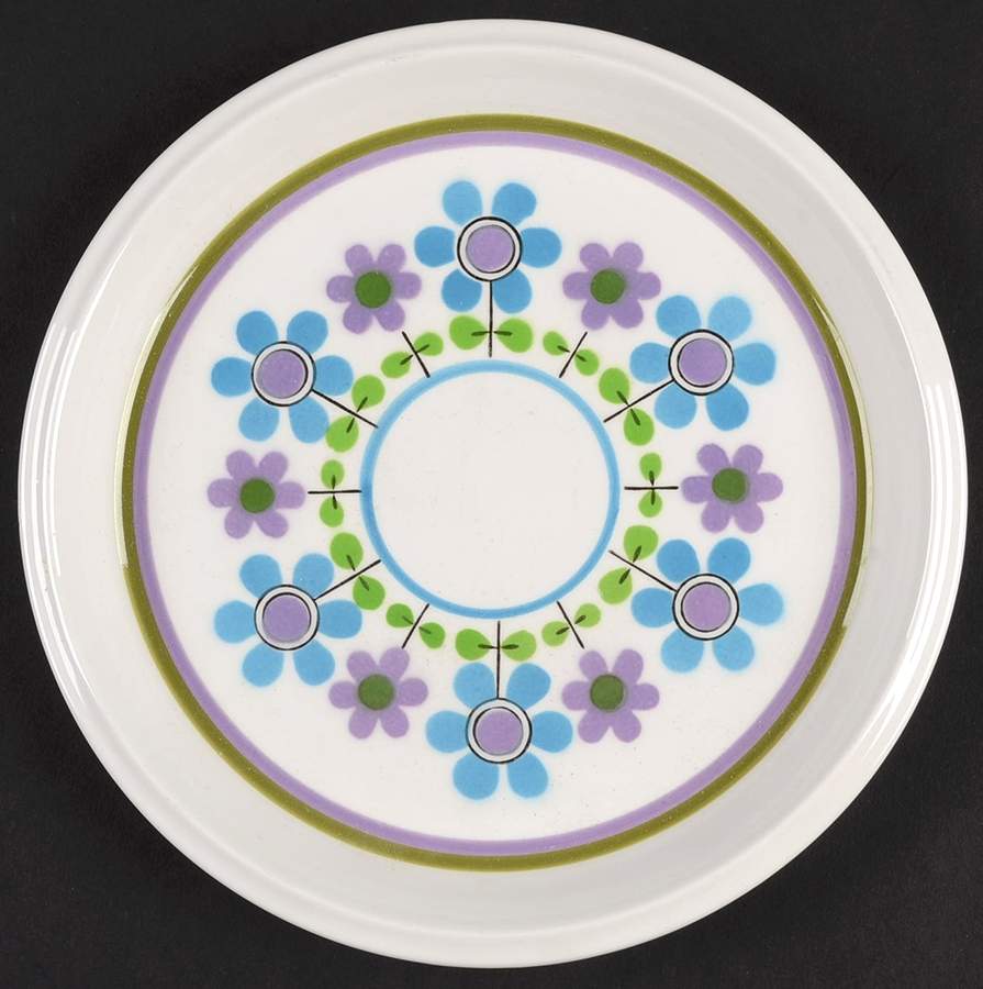 Dancing Flower Salad Plate by Mikasa-1