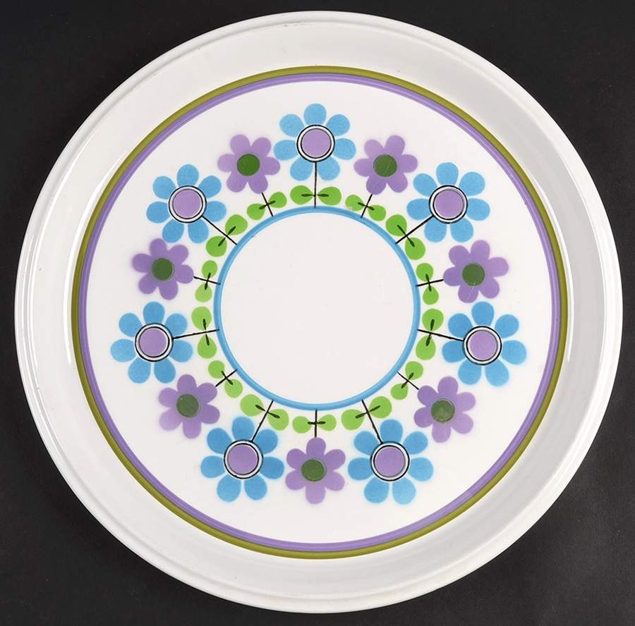 Dancing Flower 12" Chop Plate (Round Platter) by Mikasa-1