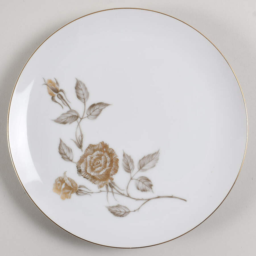 Damask Rose Salad Plate by Mikasa-1