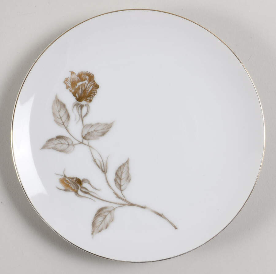 Damask Rose Bread & Butter Plate by Mikasa-1