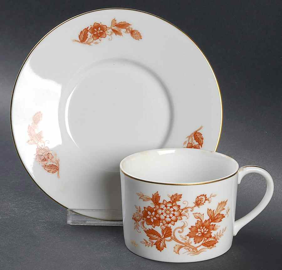 Deauville Flat Cup & Saucer Set by Mikasa-1