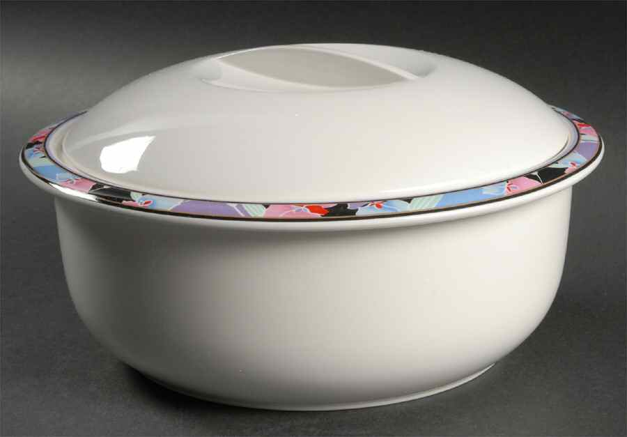 Deco Art 2 Qt Round Covered Casserole by Mikasa-1
