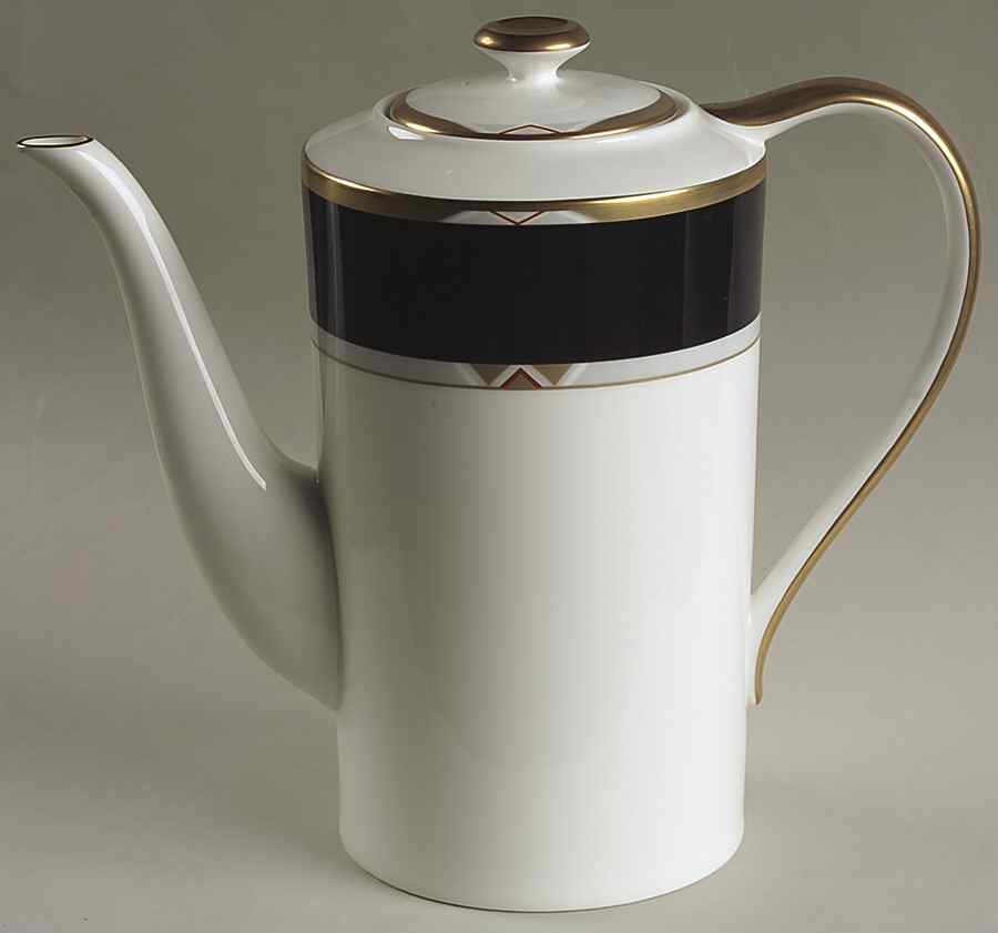 Deco Black Coffee Pot & Lid by Mikasa-1