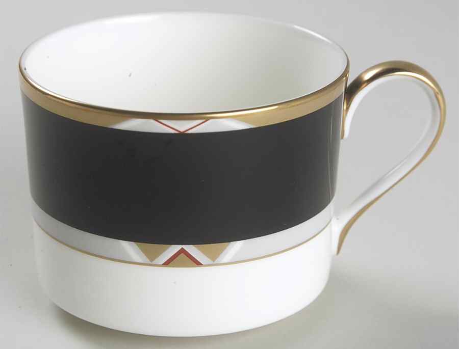 Deco Black Flat Cup by Mikasa-1