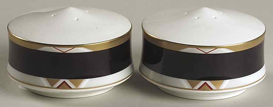 Deco Black Salt & Pepper Set by Mikasa-1