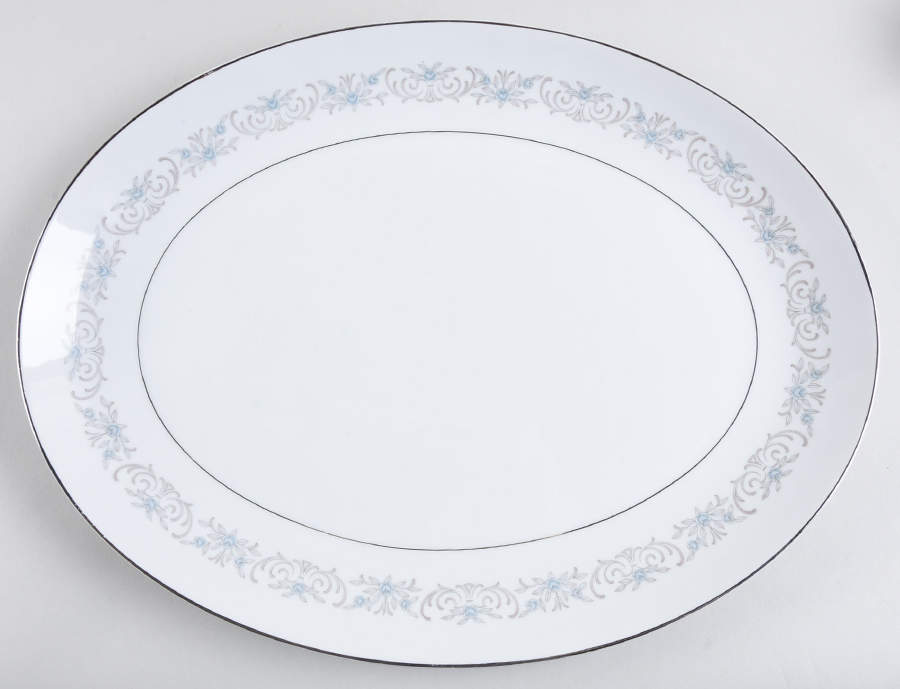 Deborah 16" Oval Serving Platter by Mikasa-1