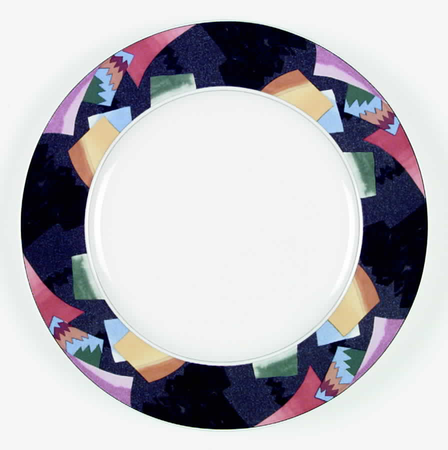 Decoupage Dinner Plate by Mikasa-1
